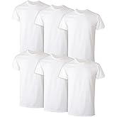 Hanes Mens Undershirt Packs, Stay-Tucked Soft Cotton Undershirts, Best Undershirts for Men, White/Black/Asstd Multipacks