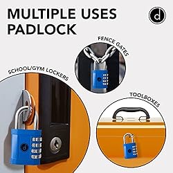 Padlock 4 Digit Combination Lock - for Gym School