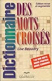 Dictionnaire des mots croisés by 