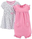 Carter's Baby Girls' 2 Piece Dress & Romper Set (Baby) - Pink