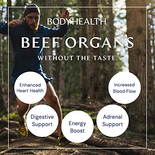 BodyHealth Organ+ GrassFed Glandular Organ Complex, Grassfed Beef