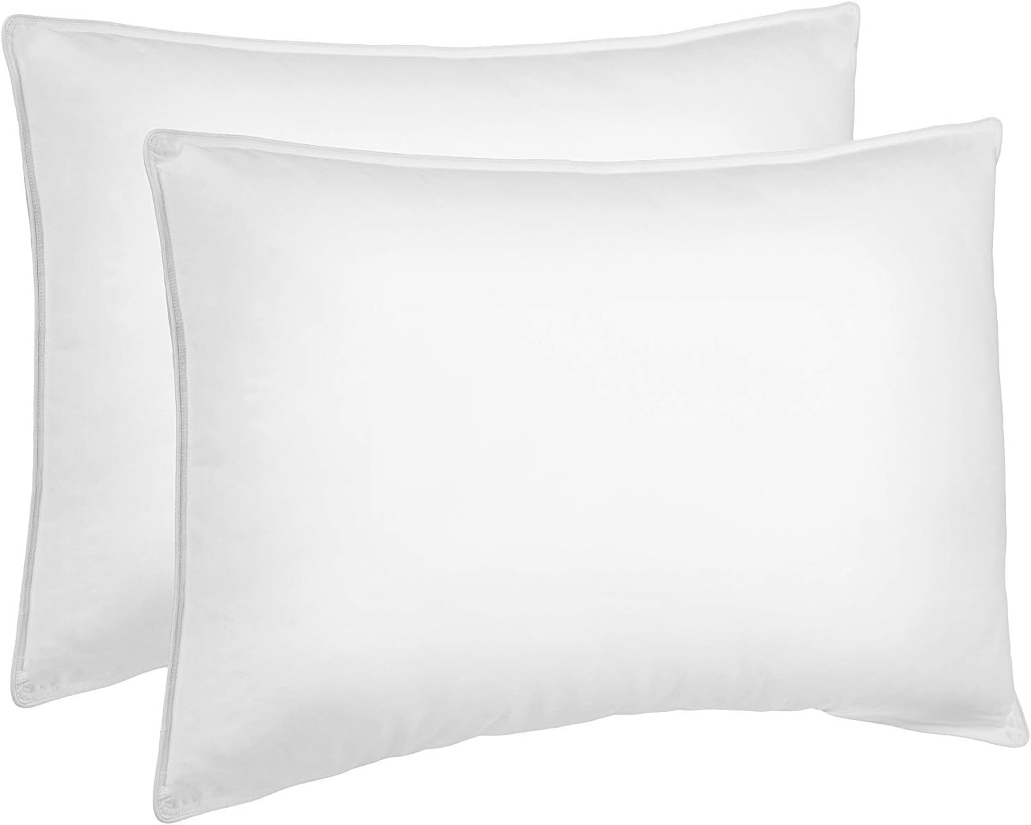 Set of 2 Polyester Bed Pillows for Sleeping King Size