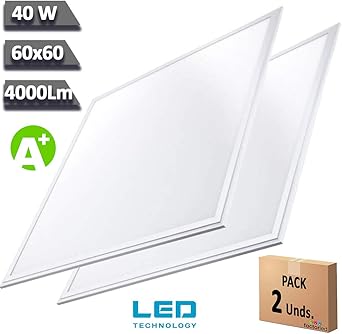 lampara falso techo 60 60