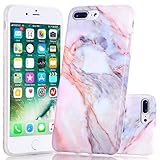 Wastou bnienfee iPhone 7 Plus Case [Marble Stone Pattern Series] Soft TPU Creative Marble Case for iPhone 7 Plus - Stone