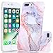 Wastou bnienfee iPhone 7 Plus Case [Marble Stone Pattern Series] Soft TPU Creative Marble Case for iPhone 7 Plus - Stone