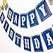 JOHEXI Gaming Happy Birthday Party Banner With Blue Personalized Birthday Flags Banner For Birthday Party Supplies Decoration