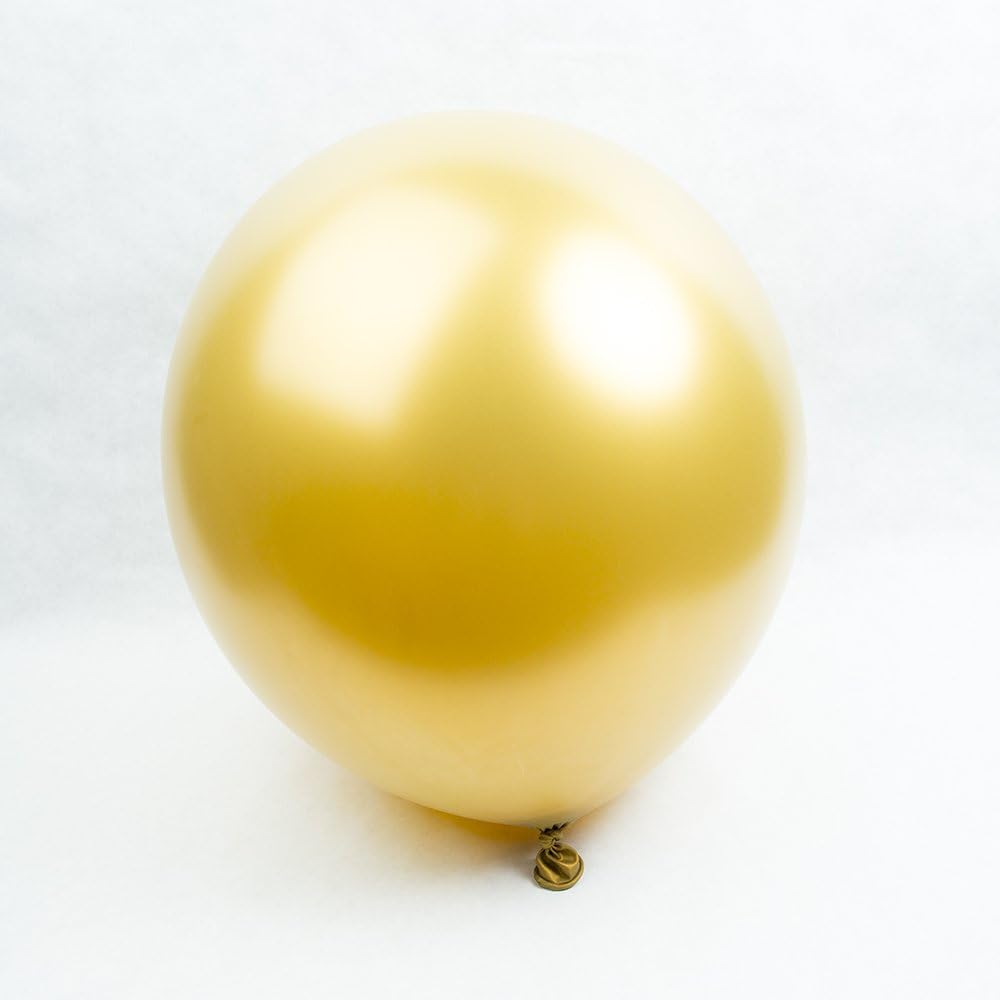 Maple City Rubber Gold Round Balloons - 24"