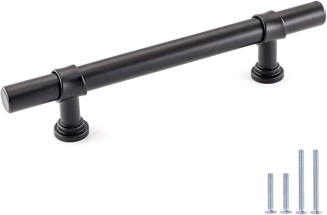 Handles Black Drawer Handles 10 Pack LHT18BK Modern Cupboard