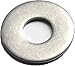 VNDEFUL 100Pcs Alloy Metal Steel Round Flat Washer for Bolt Screw M6x18