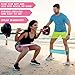 WOOSL Resistance Bands for Legs and Butt,Walito Exercise Bands Set Booty Bands Hip Bands Wide Workout Bands Sports Fitness Bands Stretch Resistance Loops Band Anti Slip Elastic (2019 Upgrade)