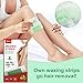 Wax Strips, Ajoura Hair Removal Strips for Face Leg Eyebrow Bikini Brazilian Underarm Women men, Waxing Strips with 48 Count Double Size Cold Wax Strips & 4 Post Care Wipes