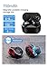 Wireless Bluetooth Earbuds, True Wireless Headphones Sweatproof TWS Bluetooth 5.0, Deep Bass Stereo Sound Noise Cancelling Auto Pairing Built-in Mic Headset with Charging Case (Black)