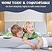 Inflatable Bed Rails for Toddlers, (2-Pack) EONSIX Baby Safety Bed Rail Cartoon Style Pillow Guard Bumpers for Home, Travel.