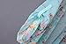 Kimono for Women Fall Tropical Kimono Beach Cover Up Chiffon Blouse Beachwear Light Green L