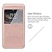 iPhone 8 Case, iVAPO iPhone 8 Cover with View Window Cover Leather Case with Stand and Metal Sensor iPhone Case for iPhone 8 iPhone 7 iPhone 6 4.7inch Rose Gold