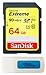 SanDisk 64GB Extreme Memory Card works with Canon EOS Rebel SL2, T6, T6i, T5i EF-S, EOS 80D, Powershot Camera SDXC 4K V30 UHS-I (SDSDXVE-064G-GNCIN) with Everything But Stromboli Combo Reader