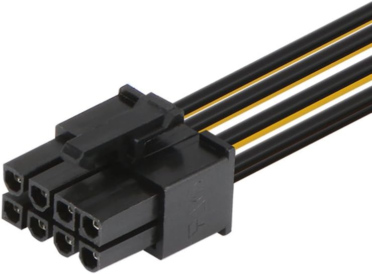 J&D 6 Pin to 8 Pin PCIe Express (PCIe) Graphics Video Card Power Cable Adapter (3 Pack), 4 inch / 10 cm, Black - Image 5