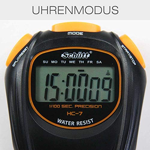 SCHÜTT Stopwatch HC-7 met fluitje - digitale stopwatch met groot display en goed drukpunt | hobby | sport | vrije tijd… - Image 5