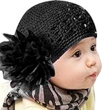 Doinshop Colorful Baby Kids Flower Headband Hair Bow Band Accessories Headwear (Black)