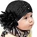 Doinshop Colorful Baby Kids Flower Headband Hair Bow Band Accessories Headwear (Black)