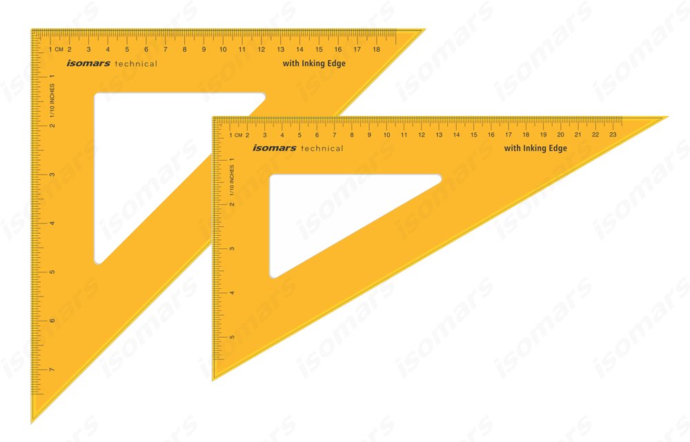 Isomars Set Squares Technical set of 2 Amazon.in Office Products