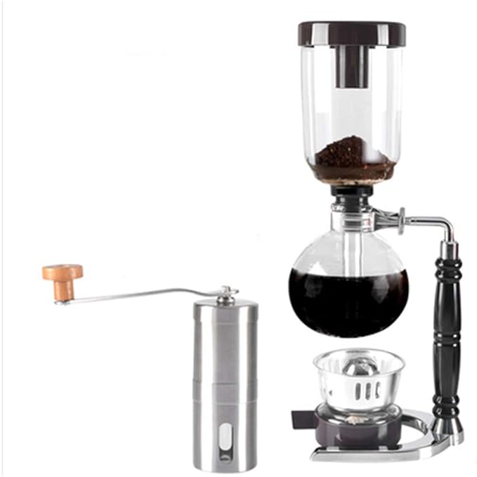FANGLINGJYK Coffee Syphon Tabletop Siphon Coffee Maker for Brewing