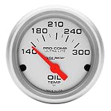 Auto Meter 4348 Ultra-Lite Electric Oil Temperature Gauge