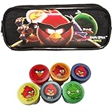 Black - Rovio Angry Bird Pencil Pouch Case, Back to School