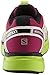 Salomon Women's X Mission 2 Running Shoe, Mystic Purple/Light Grey/Granny Green, 8 M US