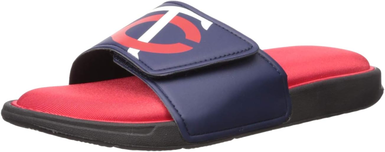FOCO Mens MLB Big Logo Foam Slide : Sports & Outdoors
