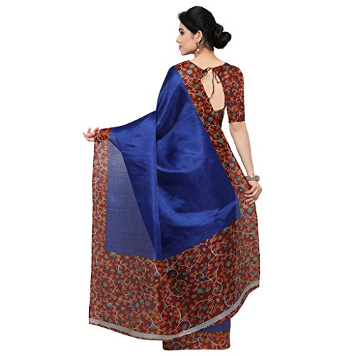Rajnandini Women's Tussar Silk Kalamkari Printed Saree(JOPLNB6004_Free Size) - Image 4