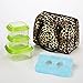 Fit & Fresh Jackson Insulated Lunch Bag Kit with Reusable Containers Natural Leopard.