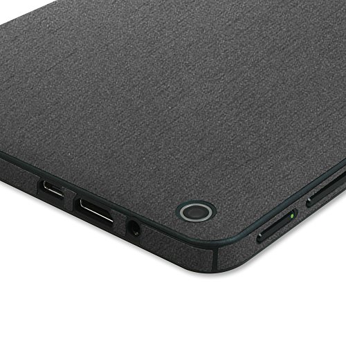 Skinomi Brushed Steel Full Body Skin Compatible with NVIDIA Shield Tablet K1 (Full Coverage) TechSkin with Anti-Bubble Clear Film Screen Protector