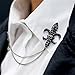SIYWINA Brooches for Women Men Brooch Pin Shirts Collar Chain Sweater Suit Fashion (Style 32)