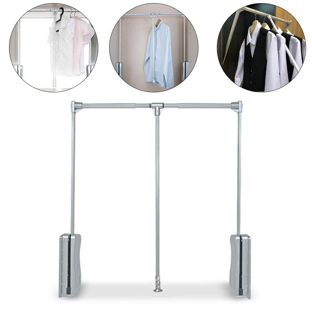 Ou Best Choose Pull Down Wardrobe Lift Rail Adjustable Clothes