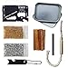 Wood Burning Camp Stove Kit Fatwood Ferro Rod Knife Saw Survival Bushcraft Tactical Gear Emergency