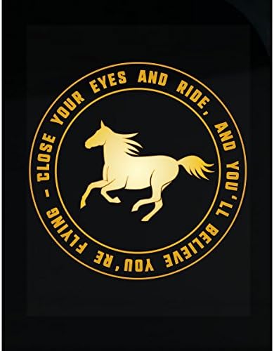 Close Your Eyes And Ride - Sticker