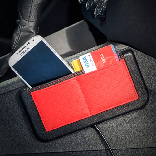 New Car Pocket Organizer - Double-Sided 3M Tape - Console Organizer Car Storage - Dashboard Phone Holder - Automotive Interior Accessories