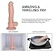Utimi Ultra-long 9.7 Inches Realistic Silicone Dildo with Suction Base