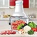 Food Chopper - Elechomes 1.8 L Glass Bowl Food Processor with 4 Titanium Coated S-blades, 2 Speeds Option with 300 W Powerful Motor