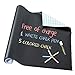 Clearance Sale ! ! Chalkboard Paper - 1 Roll Vinyl Chalk Bord Paper & 5 Colored Chalk & 1 Erasable White Chalk Marker - Extra Large (17.7