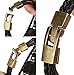 Hamoery Punk Alloy Leather Bracelet For Men Constellation Braided Rope Bracelet Bangle Wristband(Sagittarius)