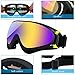 Outdoor Sports Goggles Unisex Protective Safety Glasses with Windproof Dustproof Anti-Shock Anti-Glare Lenses Skate Glasses for Airsoft Hiking Fishing Hunting Ice-Skate Snowmobile Bicycle Motorcycle
