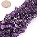GEM-inside Amethyst Gemstone Loose Beads Natural 7-8mm Chips Crystal Energy Stone Healing Power Beads for Jewelry Making 34