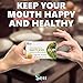 Sayan Sugar-Free All Natural Siberian Larch Tree Resin and Beeswax Chewing Gum – 6 Packs (96 Pieces) for Fresh Breath – Vegetarian, Non-GMO, Gluten Free, Aspartame Free, No Preservatives