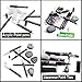 PINTAR | 6 Pack | Black & White Acrylic Paint Markers Japanese Extra Fine Tip | Wood, Rocks, Canvas, Ceramic Glass, Paper, Fabric, Metal, & Plastic | Acrylic Paint Pens | 3 Black & 3 White, 0.7mm