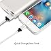Jayuer USB Wall Charger Home Travel Dual Port Power Adapter for IPhone with 6ft 8inche Lightning Cables