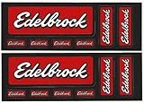 Edelbrock Racing Decals Stickers Sticker Sheets of 7 Set of 2