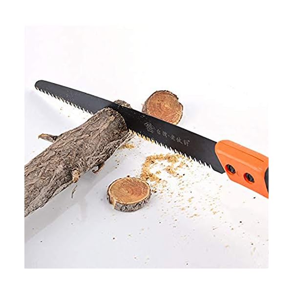 Astsäge Gartensäge Baumsäge Handsäge Zugsäge Holzsäge mit Holster Gürtelklemme – Bild 3