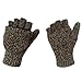 LETHMIK Wool Knitted Gloves Unisex Fingerless Texting Mittens with Mitten Cover